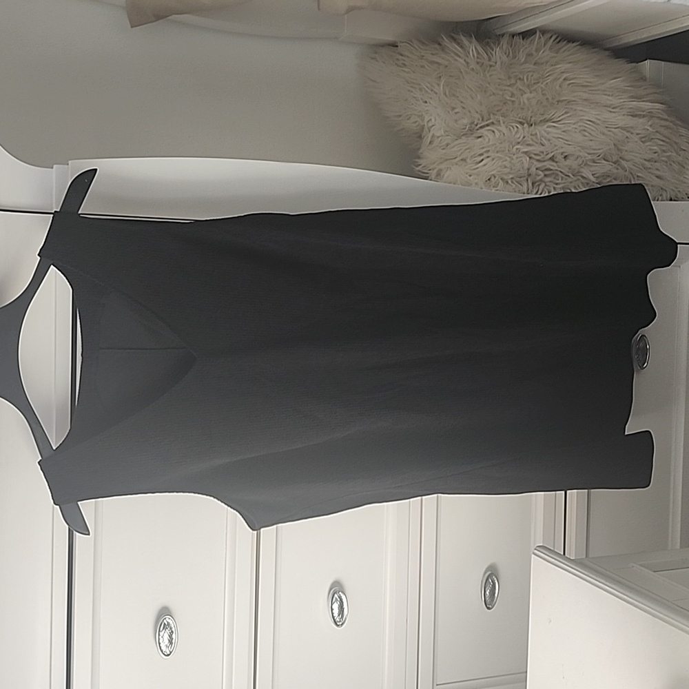 Courdoroy V Neck Shift Dress